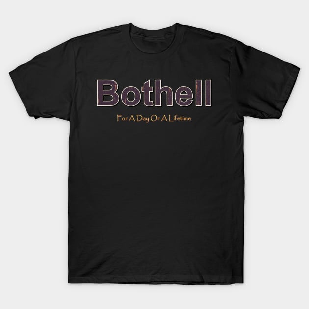 Bothell Grunge Text T-Shirt by QinoDesign